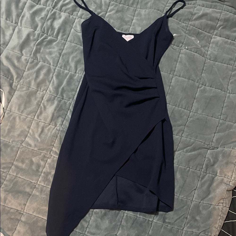 Pink Lily Midnight Asymmetrical Dress